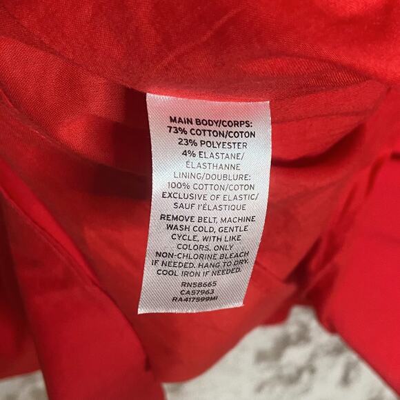 Rachel Parcell Tiered Skirt Mini Dress in Red - Picture 7 of 7